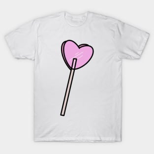 Pink Heart Lollipop T-Shirt